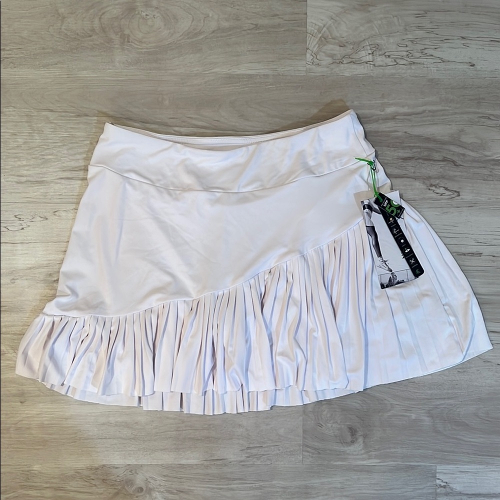 White Ruffled Tennis Skirt